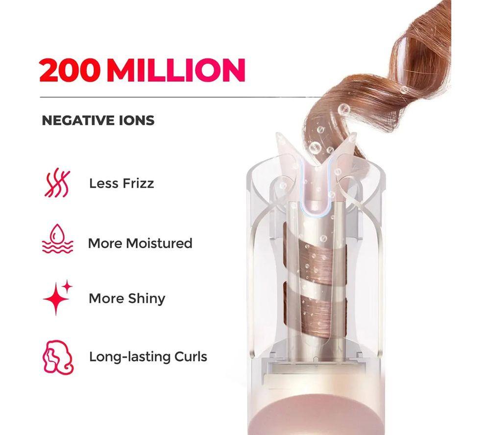 TYMO CURLGO HC520P Automatic Hair Curler - Pink image number 13 of 15