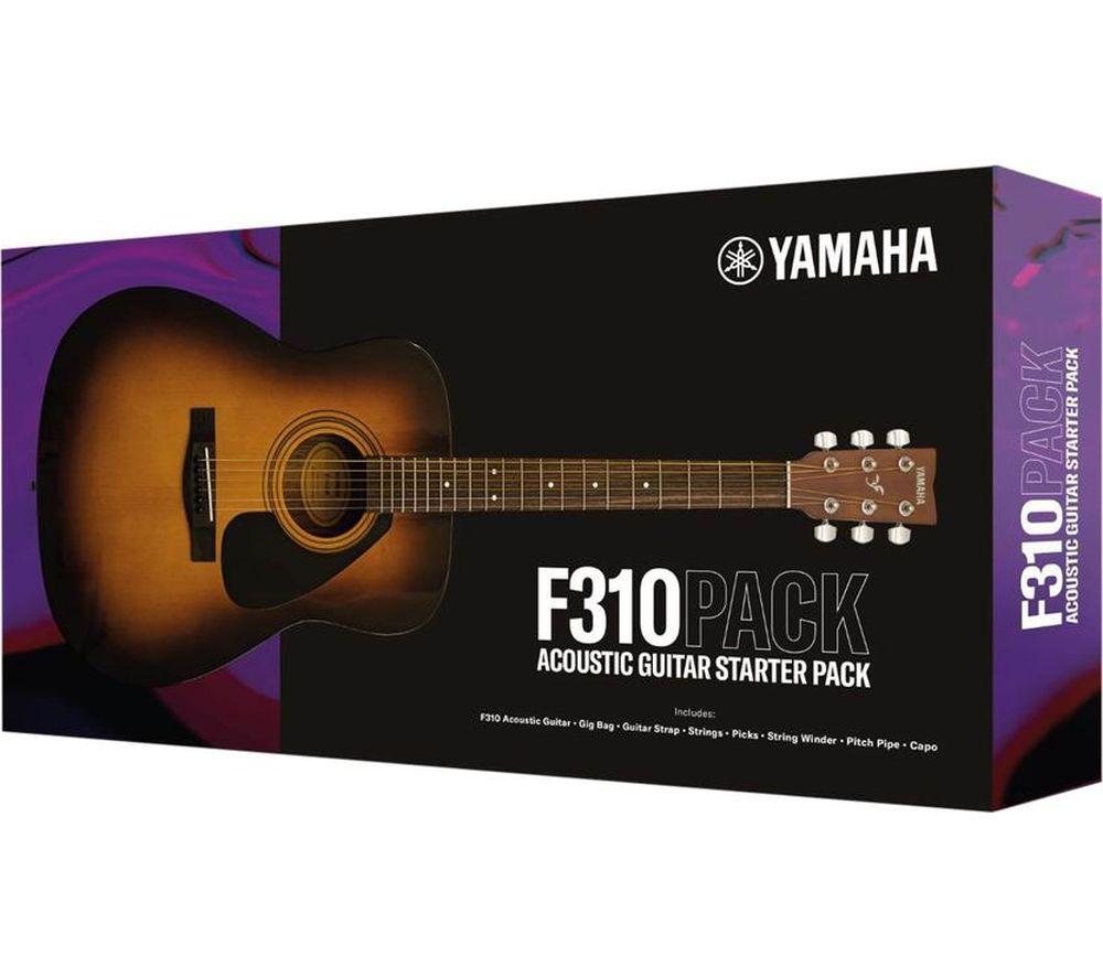 YAMAHA F310TBSP Acoustic Guitar Starter Pack - Tobacco Sunburst image number 3 of 3