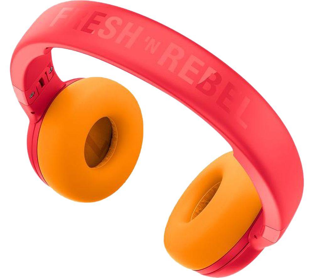 FRESH N REBEL Code Junior Wireless Bluetooth Kids Headphones - Funny Fox image number 2 of 9