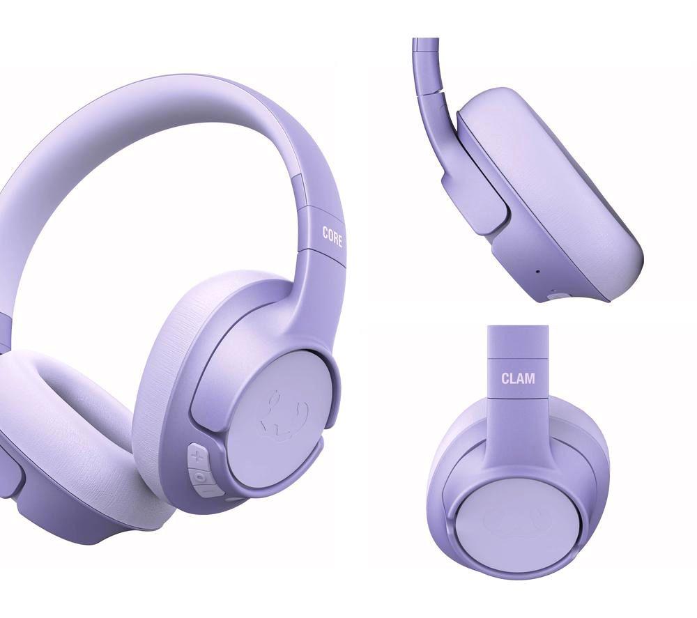 FRESH N REBEL Clam Core Wireless Bluetooth Headphones - Dreamy Lilac image number 3 of 5