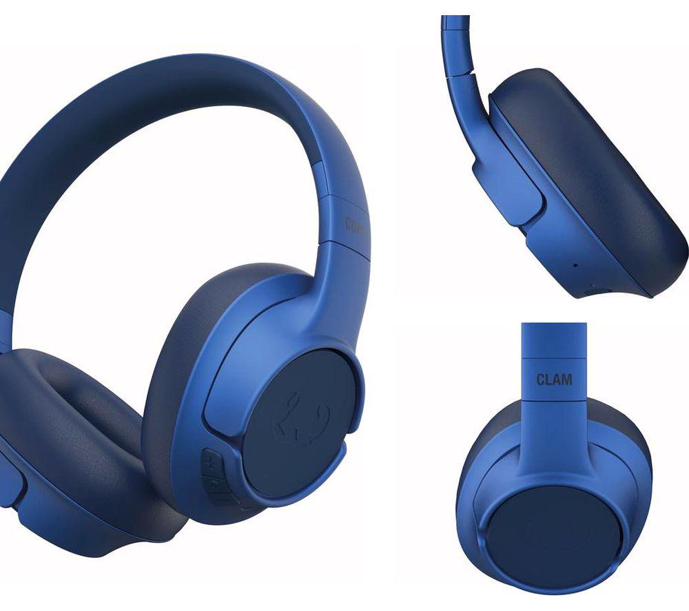 FRESH N REBEL Clam Core Wireless Bluetooth Headphones - True Blue image number 2 of 4