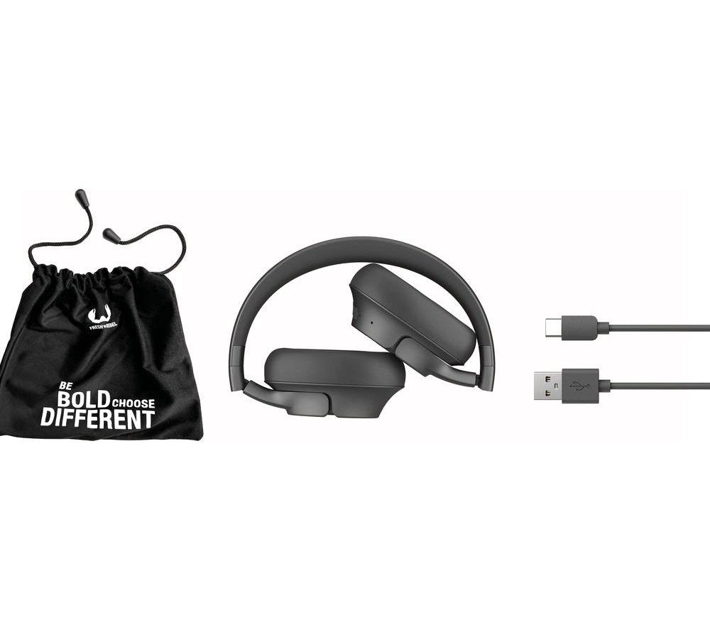 FRESH N REBEL Clam Core Wireless Bluetooth Headphones - Storm Grey image number 4 of 4
