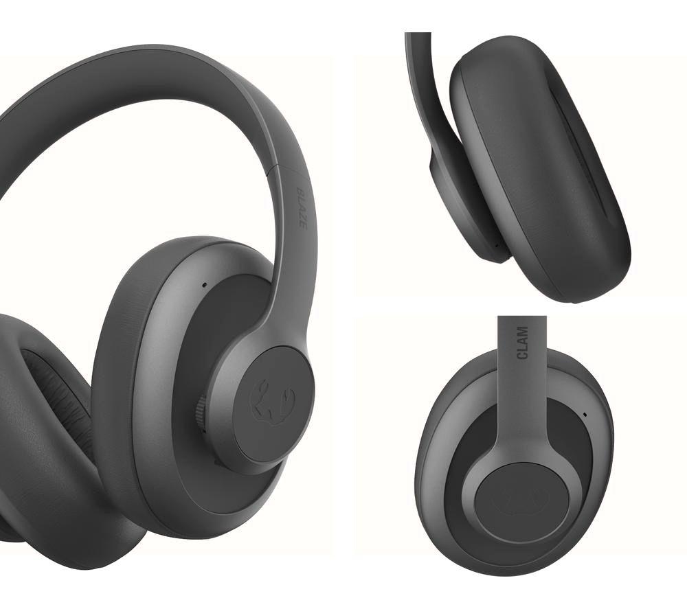 FRESH N REBEL Clam Blaze Wireless Bluetooth Headphones - Storm Grey image number 5 of 5