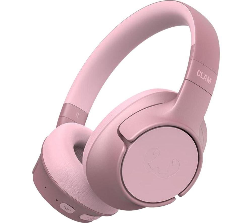 FRESH N REBEL Clam Fuse Wireless Bluetooth Noise-Cancelling Headphones - Pastel Pink image number 3 of 3
