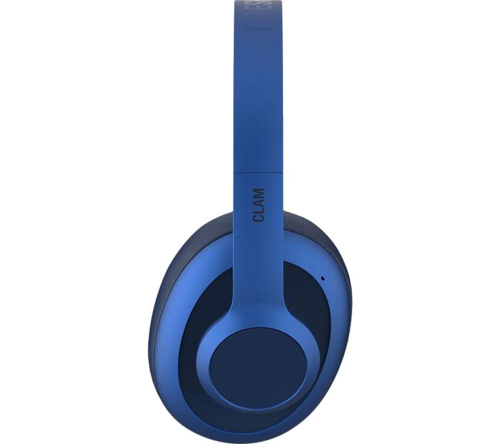 FRESH N REBEL Clam Ace Wireless Bluetooth Noise-Cancelling Headphones - True Blue image number 2 of 7