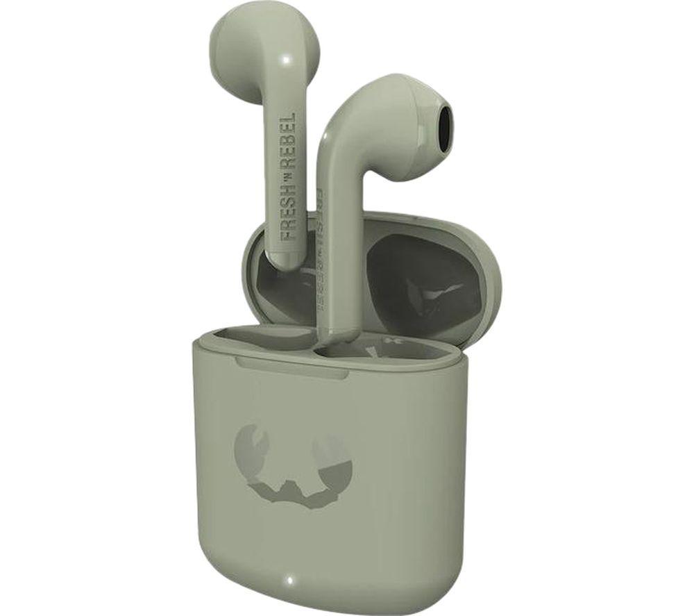 FRESH N REBEL Twins Core Wireless Bluetooth Earbuds - Dried Green image number 2 of 7