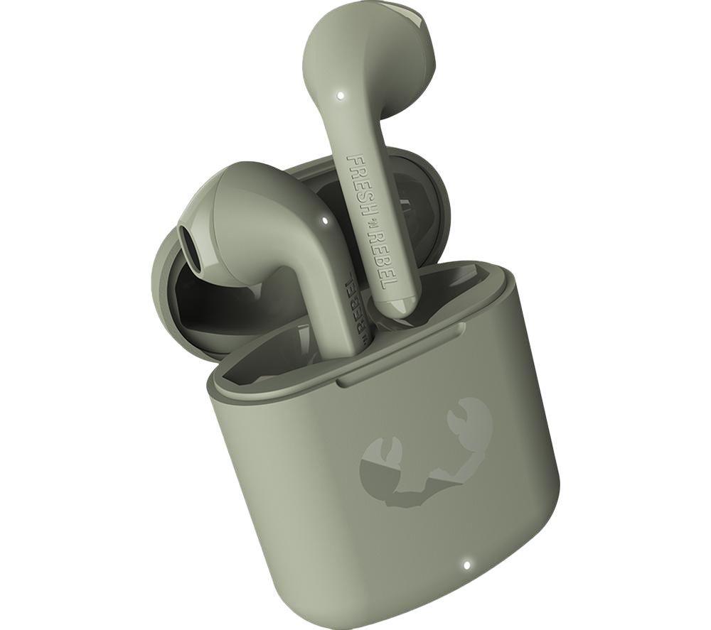 FRESH N REBEL Twins Core Wireless Bluetooth Earbuds - Dried Green image number 3 of 7