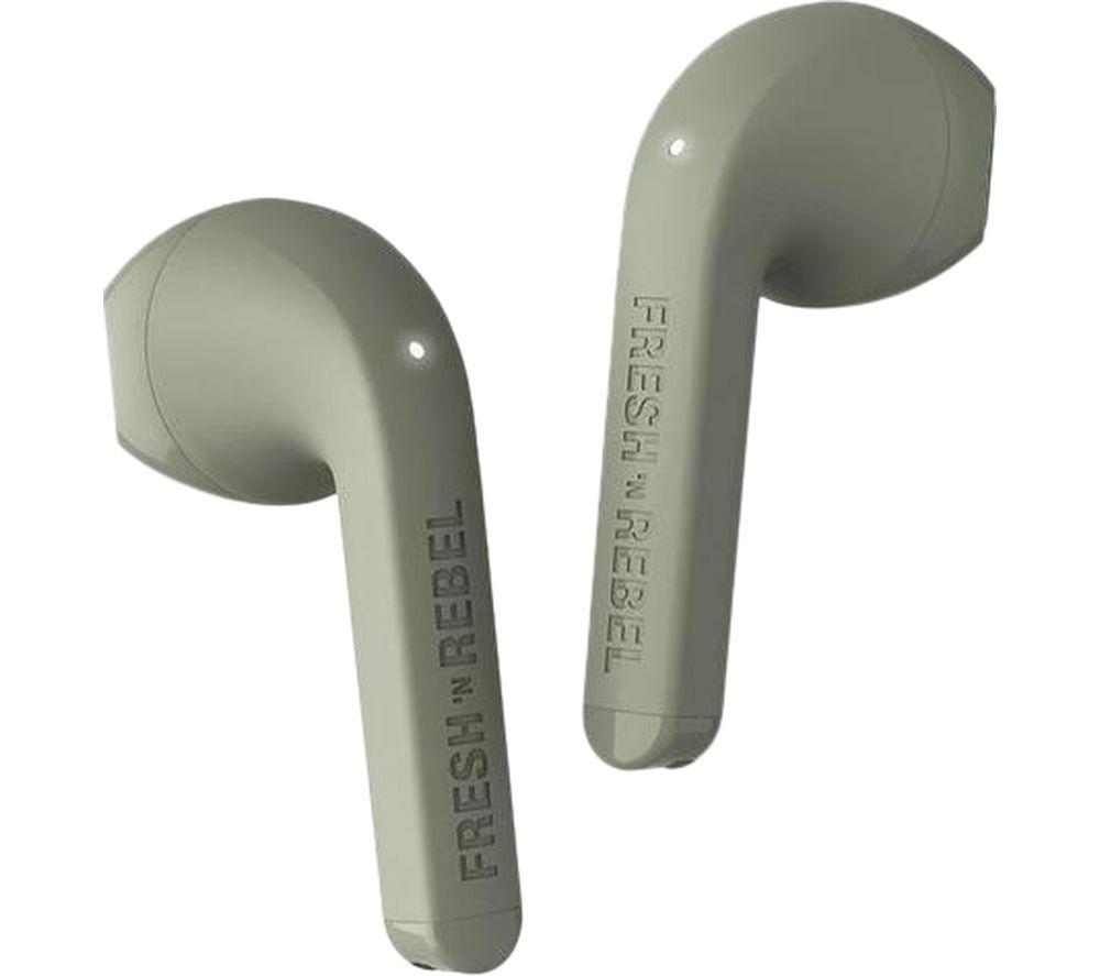 FRESH N REBEL Twins Core Wireless Bluetooth Earbuds - Dried Green image number 4 of 7