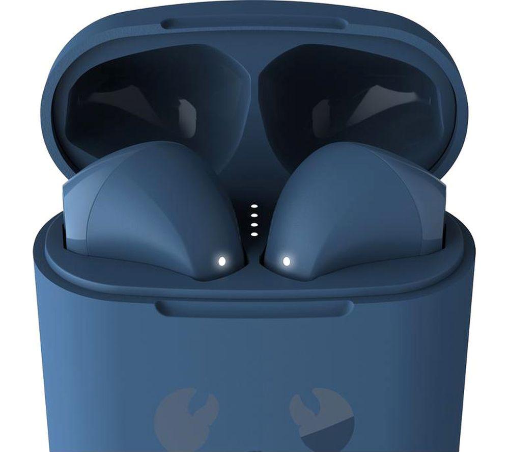 FRESH N REBEL Twins Core Wireless Bluetooth Earbuds - Steel Blue image number 4 of 5
