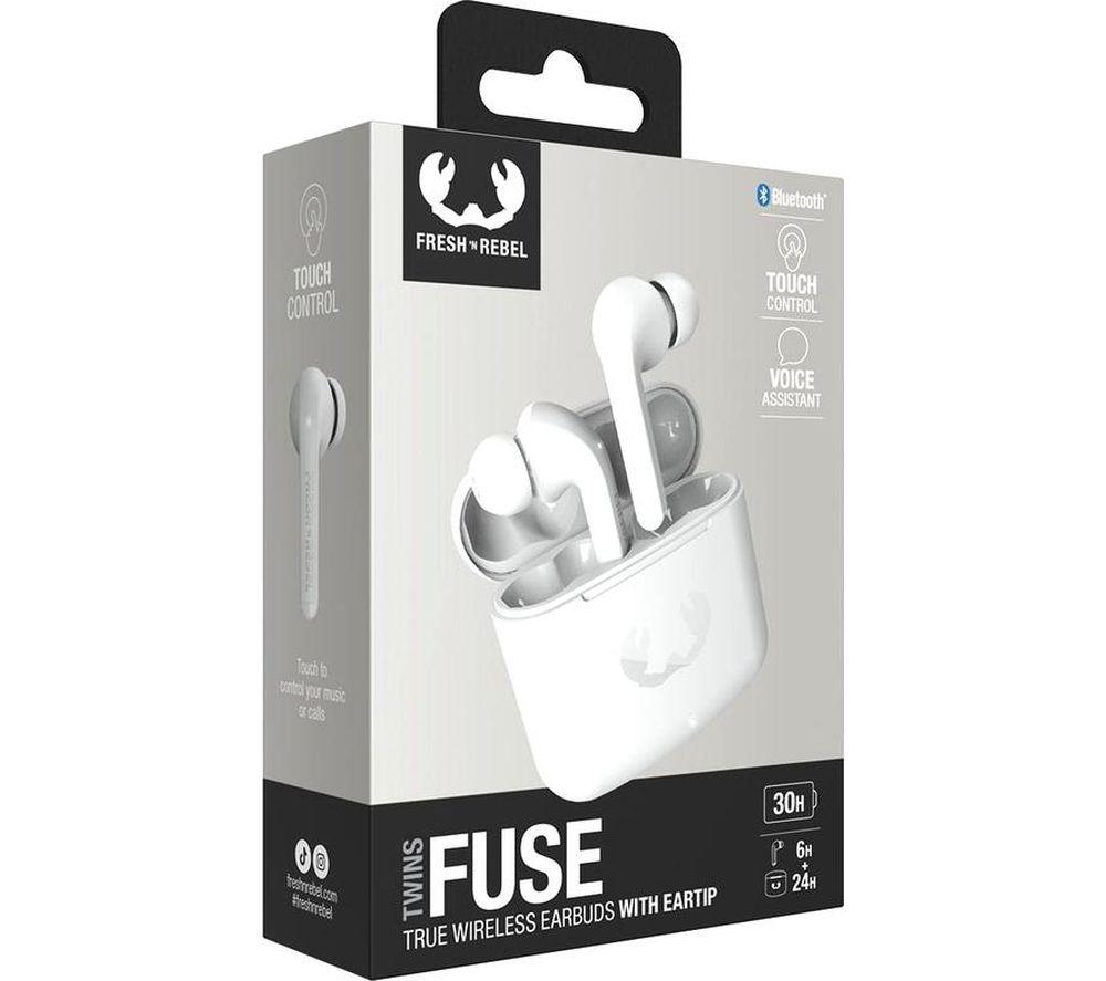 FRESH N REBEL&nbsp; Twins Fuse 3TW1300IG Wireless Bluetooth Earbuds - Ice Grey image number 8 of 8