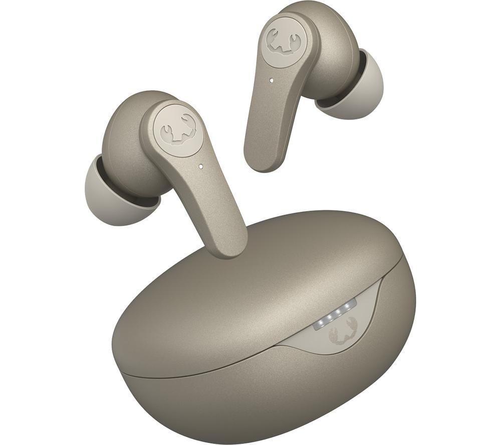 FRESH N REBEL Twins Rise Wireless Bluetooth Noise-Cancelling Earbuds - Silky Sand image number 3 of 4