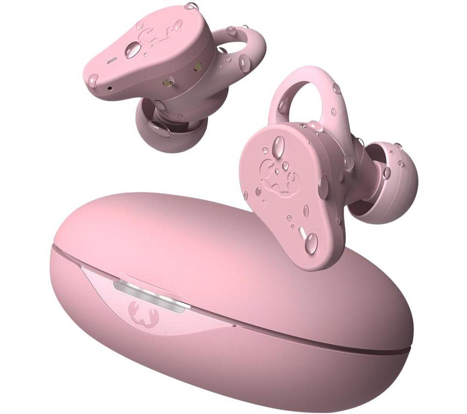 FRESH N REBEL Twins Rush Wireless Bluetooth Noise-Cancelling Sports Earbuds - Pastel Pink