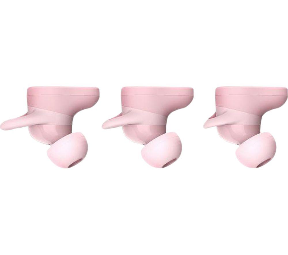 FRESH N REBEL Twins Rush Wireless Bluetooth Noise-Cancelling Sports Earbuds - Pastel Pink image number 6 of 8