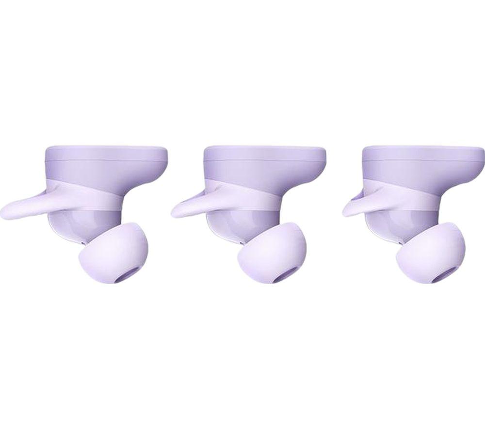 FRESH N REBEL Twins Rush Wireless Bluetooth Noise-Cancelling Sports Earbuds - Dreamy Lilac image number 8 of 10