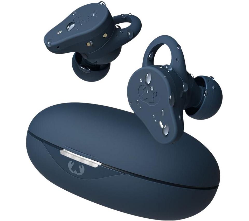 FRESH N REBEL Twins Rush Wireless Bluetooth Noise-Cancelling Sports Earbuds - Steel Blue