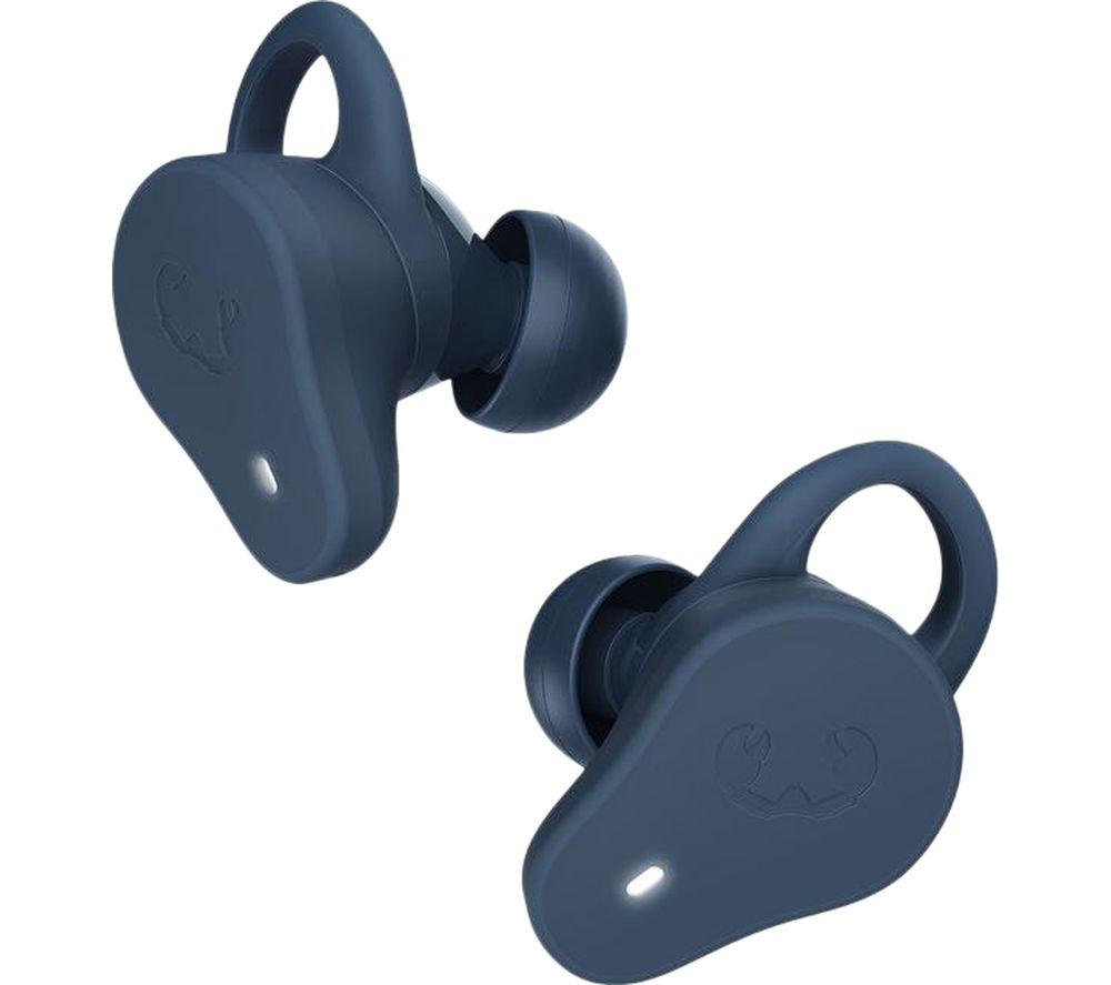 FRESH N REBEL Twins Rush Wireless Bluetooth Noise-Cancelling Sports Earbuds - Steel Blue image number 7 of 10