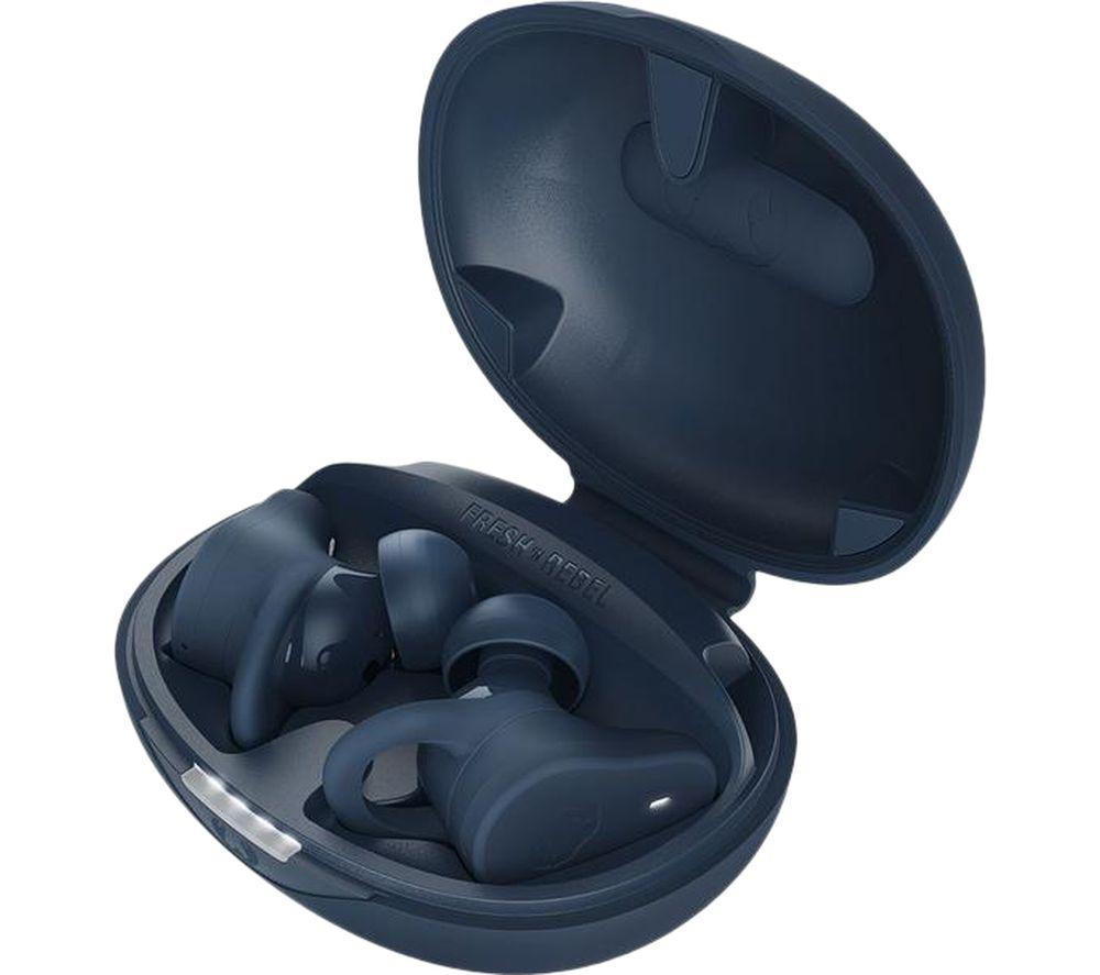 FRESH N REBEL Twins Rush Wireless Bluetooth Noise-Cancelling Sports Earbuds - Steel Blue image number 8 of 10
