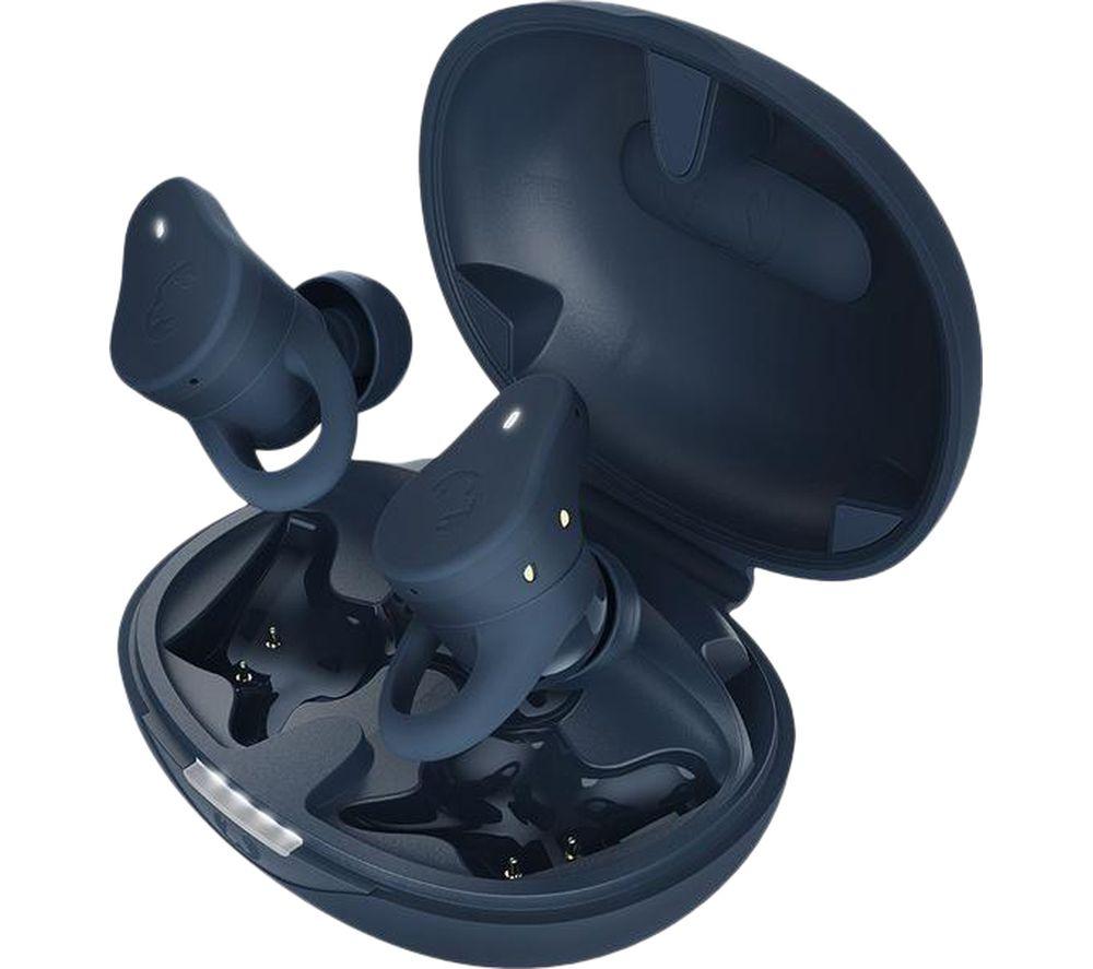 FRESH N REBEL Twins Rush Wireless Bluetooth Noise-Cancelling Sports Earbuds - Steel Blue image number 9 of 10