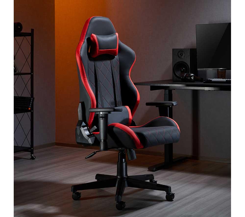 TTAP Monaco Gaming Chair - Black & Red image number 7 of 10