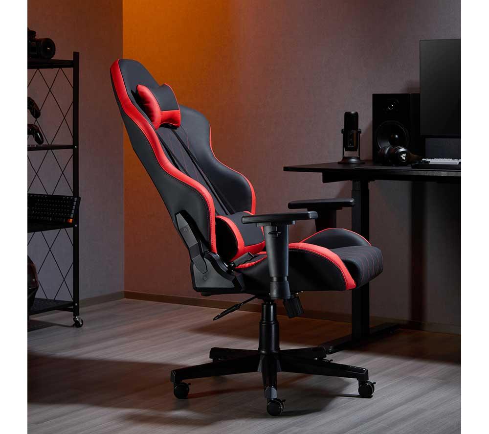 TTAP Monaco Gaming Chair - Black & Red image number 8 of 10