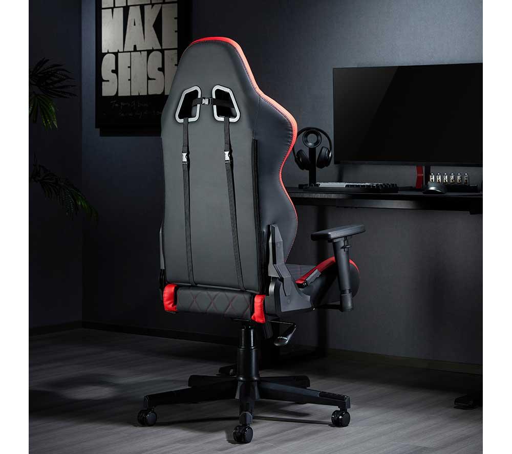 TTAP Monaco Gaming Chair - Black & Red image number 10 of 10