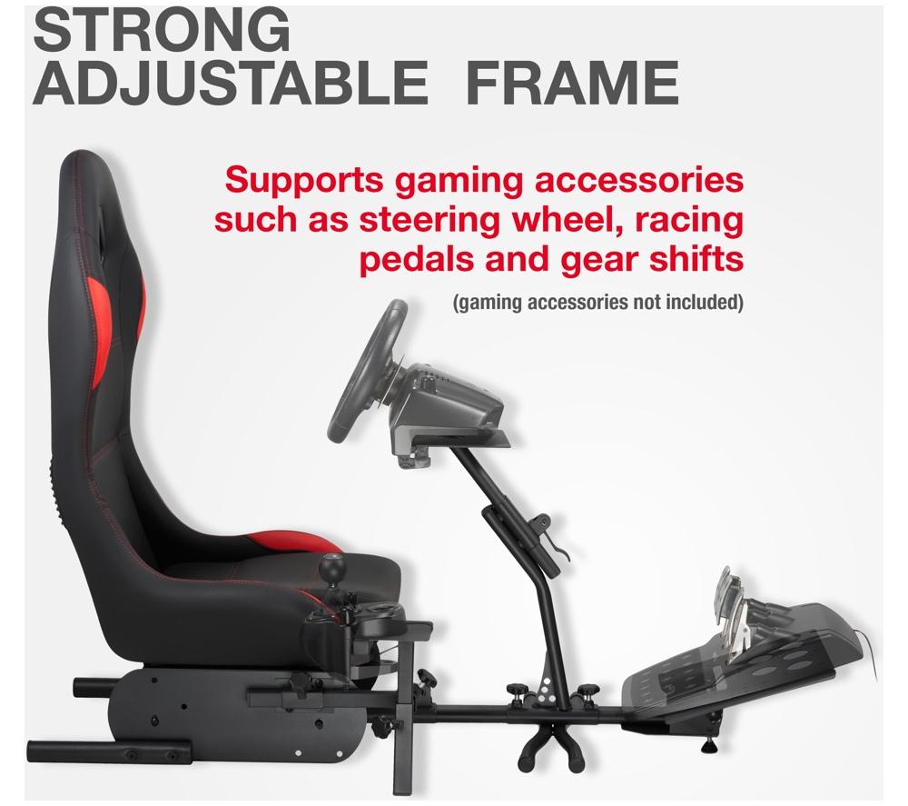 TTAP Nurberg Gaming Chair - Black & Red image number 6 of 9