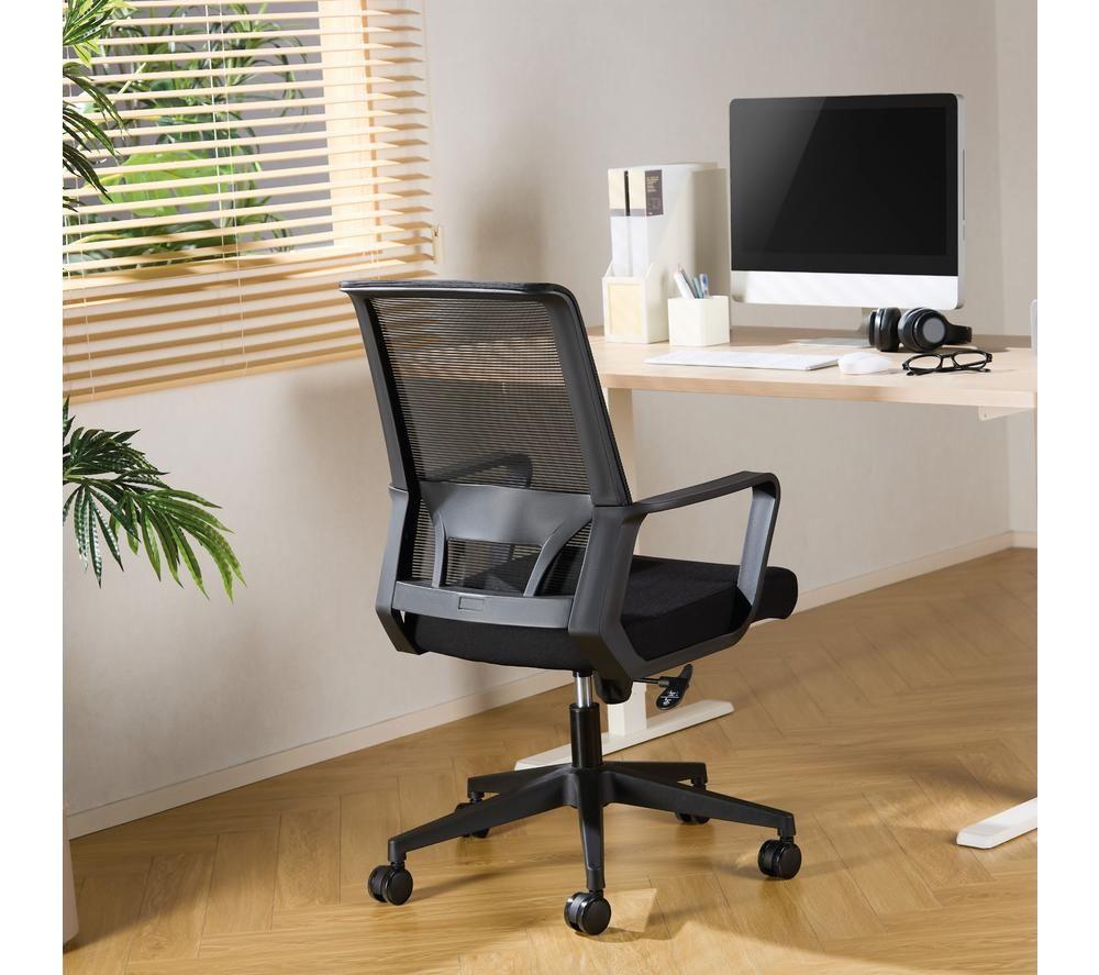 TTAP Cambridge Mesh Tilting Operator Chair - Black