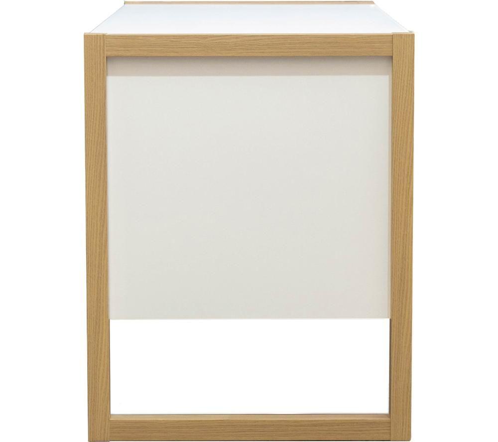 TTAP Alcarno Home Office Desk - Brown & White image number 3 of 7