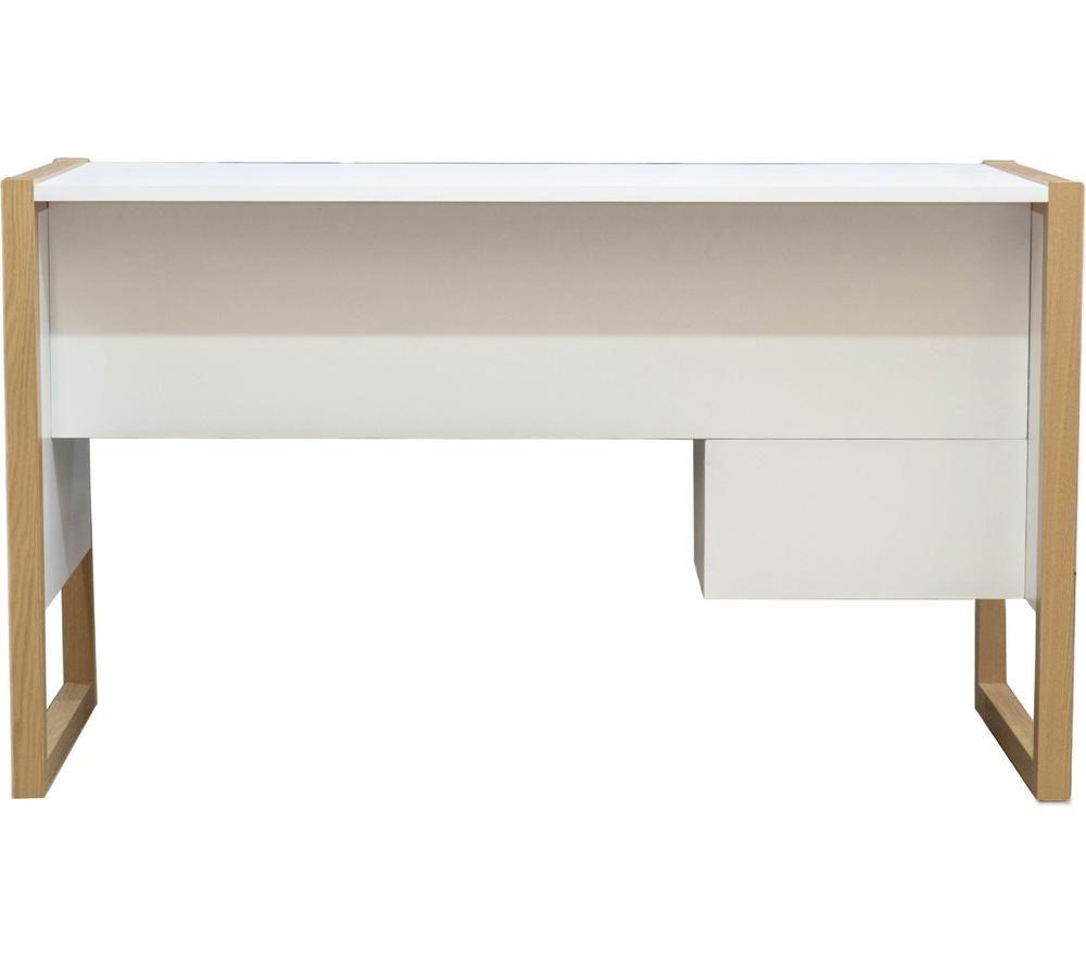 TTAP Alcarno Home Office Desk - Brown & White image number 5 of 7