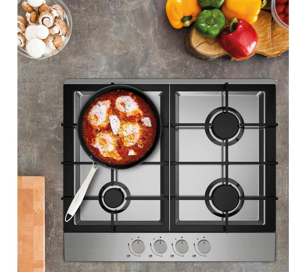 STATESMAN GH161SS 60 cm Gas Hob - Stainless Steel image number 2 of 2