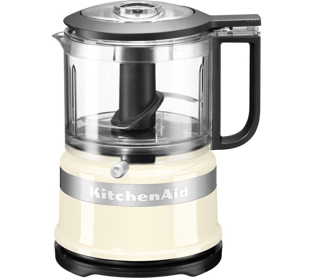 KitchenAid 5KFC3516BAC Mini Food Chopper - 830ml - Almond Cream - 240W - 2 Speeds - Image 7