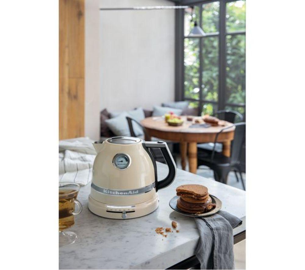 KITCHENAID Artisan Variable Temperature 5KEK1522BAC Jug Kettle - Almond Cream image number 3 of 4