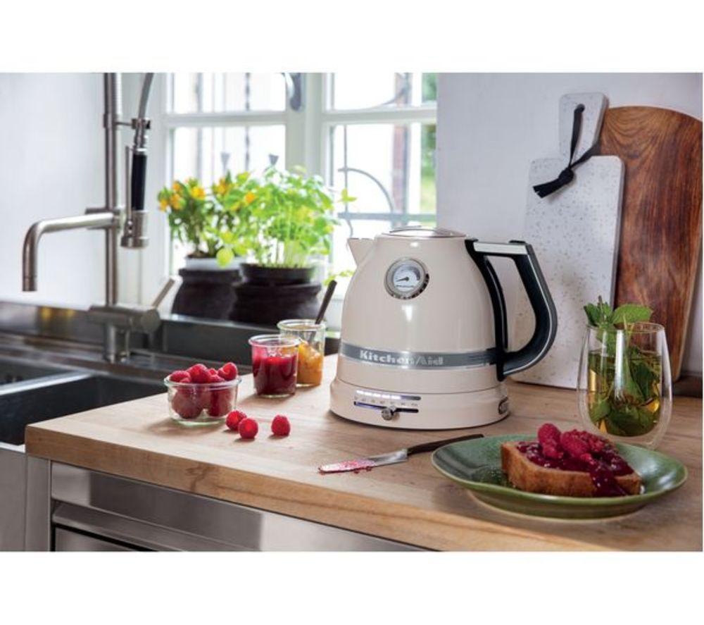 KITCHENAID Artisan Variable Temperature 5KEK1522BAC Jug Kettle - Almond Cream image number 4 of 4