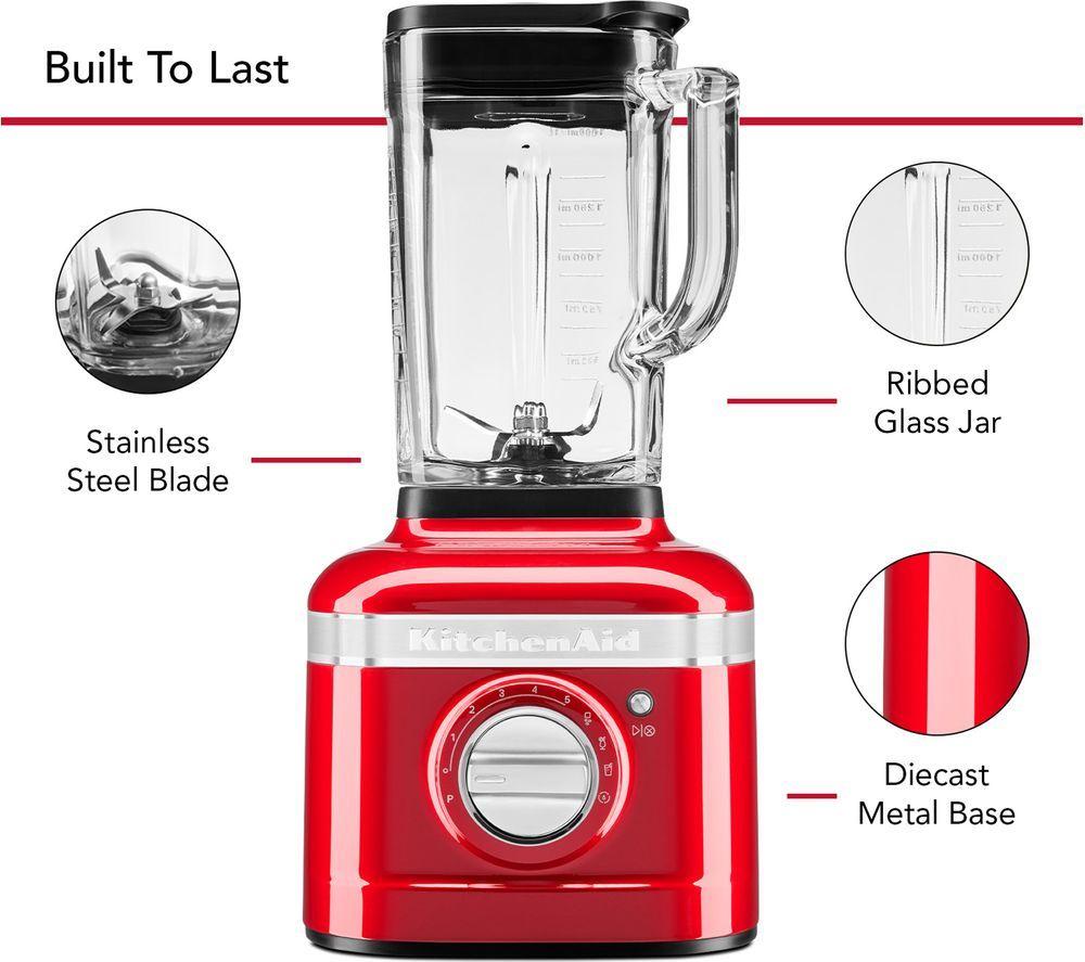 KITCHENAID Artisan K400 Blender - Candy Apple image number 4 of 8