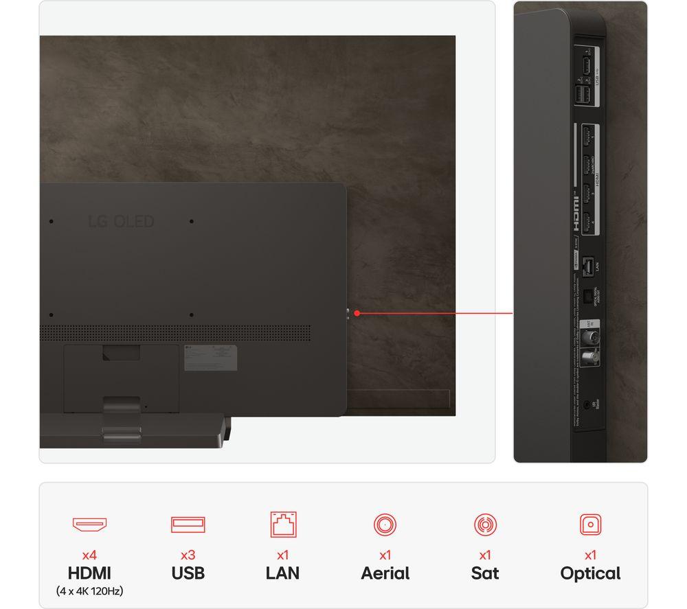 LG C5 65" OLED evo AI 4K HDR Smart TV 2025 - OLED65C56LB image number 5 of 17
