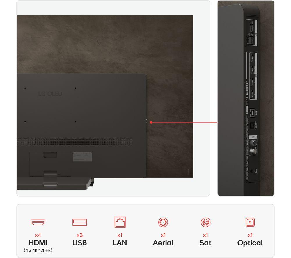 LG C5 77" OLED evo AI 4K HDR Smart TV 2025 - OLED77C56LB image number 5 of 16