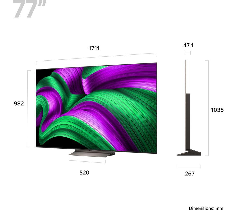 LG C5 77" OLED evo AI 4K HDR Smart TV 2025 - OLED77C56LB image number 15 of 16