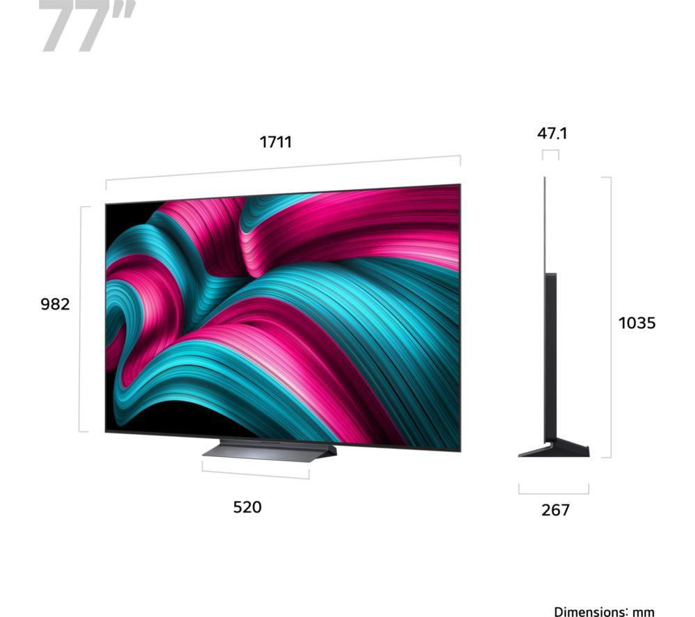 LG C5 77" OLED evo AI 4K HDR Smart TV 2025 - OLED77C54LA image number 15 of 16