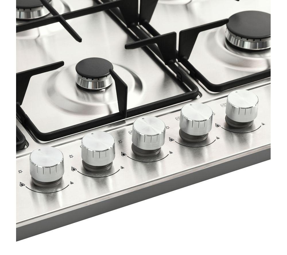 BELLING GHU753RI STA 75 cm Gas Hob - Stainless Steel image number 4 of 5