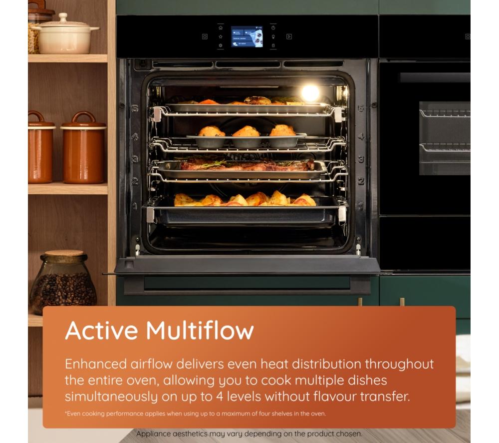 HOTPOINT Class 6 ActiveMultiflow HOI6A8PT1SXUK Plug-in Electric Pyrolytic Steam Oven - Stainless Steel image number 3 of 15