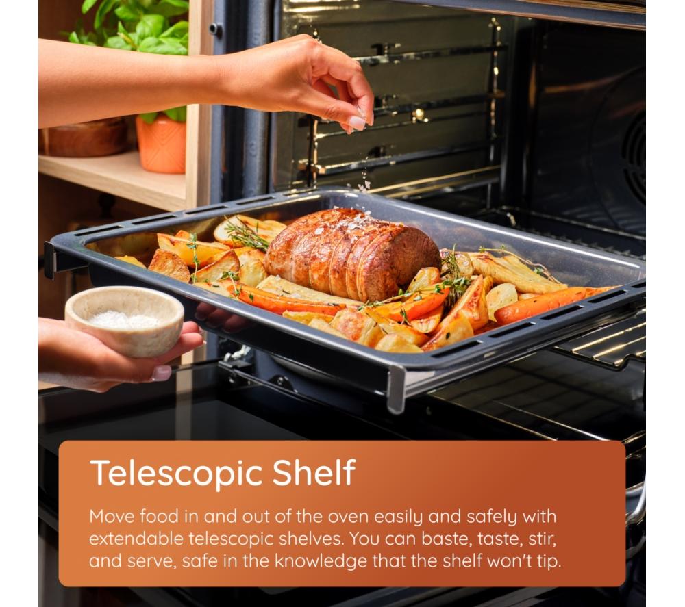 HOTPOINT Class 6 ActiveMultiflow HOI6A8PT1SXUK Plug-in Electric Pyrolytic Steam Oven - Stainless Steel image number 9 of 15