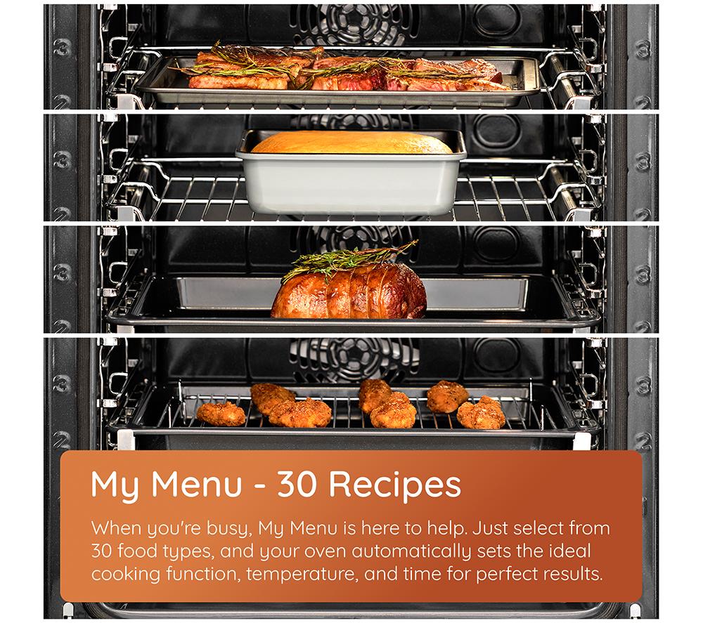 HOTPOINT Class 4 ActiveMultiflow HOI4S8PM0BUK Electric Pyrolytic Steam Oven - Black image number 6 of 14