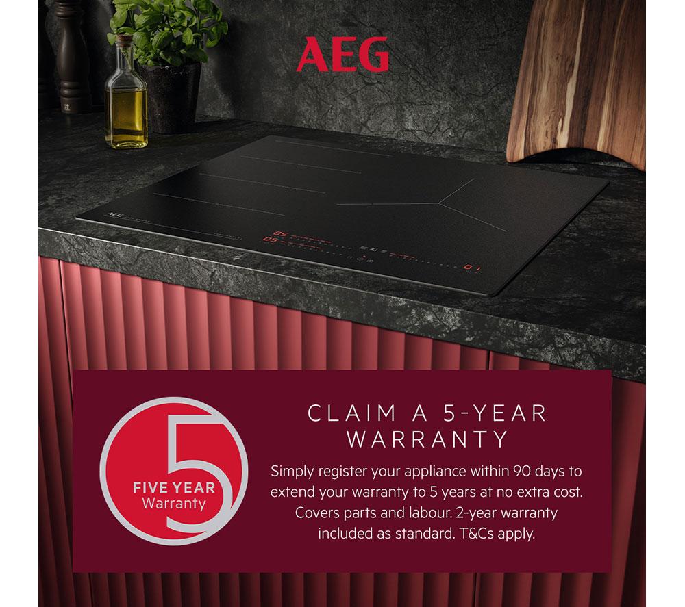 AEG 6000 Bridge TO64IB00FZ 60 cm Electric Induction Hob - Matte Black image number 13 of 13