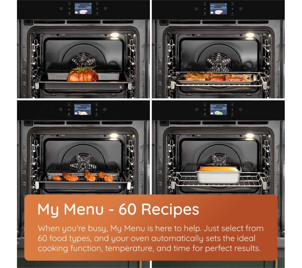 HOTPOINT Class 6 ActiveMultiflow HOI6A8PT1SBUK Electric Pyrolytic Steam Oven - Black image number 7 of 15