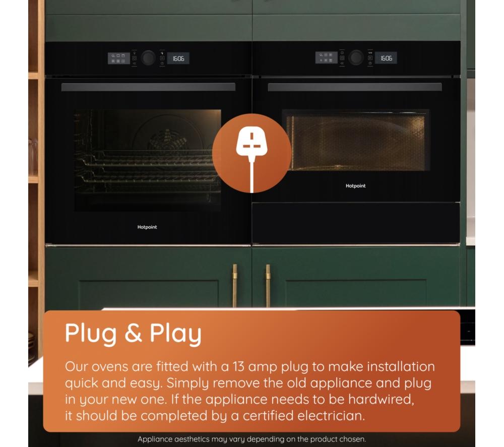 HOTPOINT Class 6 ActiveMultiflow HOI6A8PT1SBUK Electric Pyrolytic Steam Oven - Black image number 14 of 15