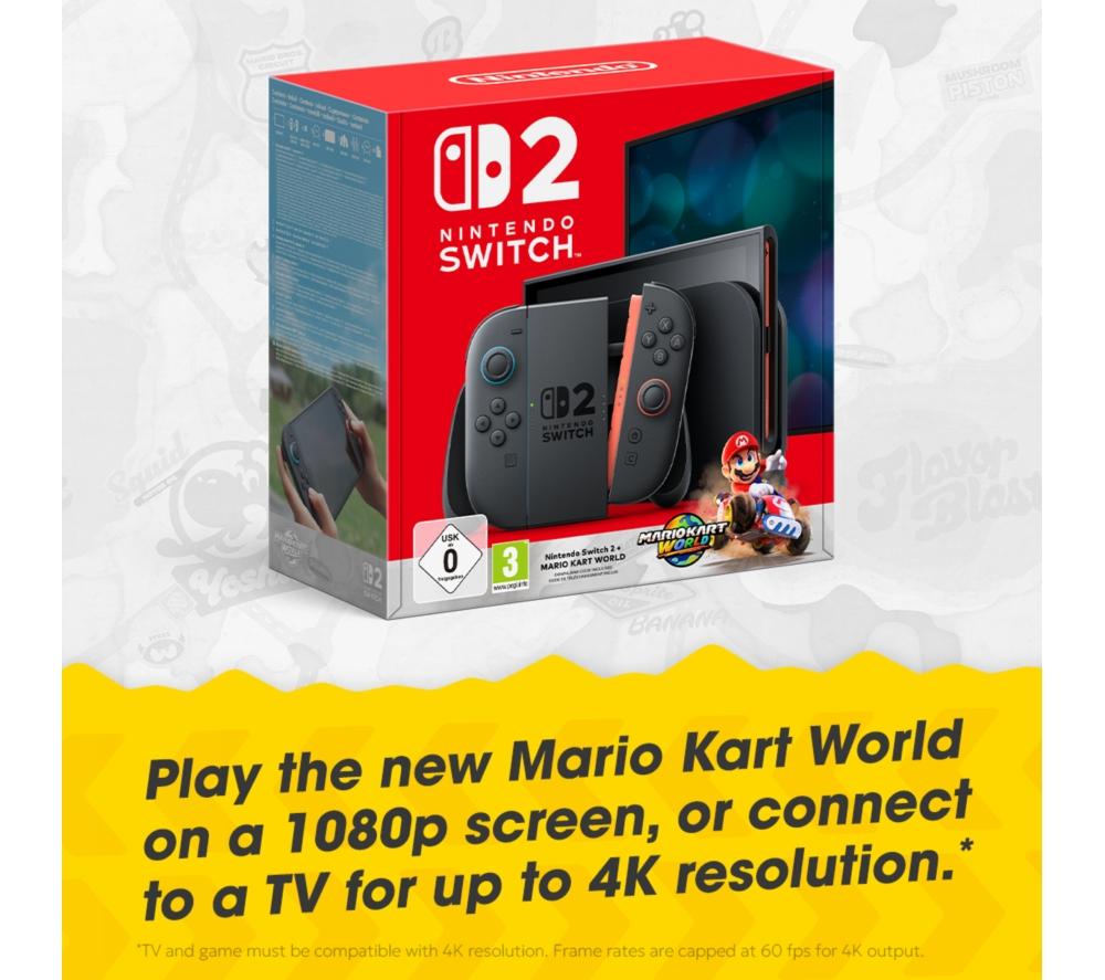 Buy NINTENDO Switch Mario Kart World Bundle Currys