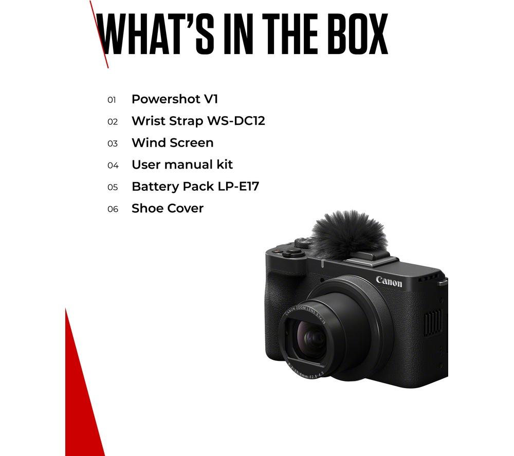 CANON PowerShot V1 Premium Vlogging Kit - Black image number 9 of 10