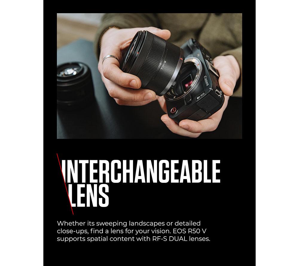 CANON EOS R50 V Mirrorless Camera with RF-S 14-30 mm f/4-6.3 IS STM PZ Lens image number 6 of 11