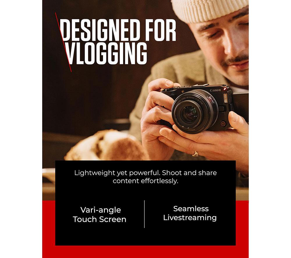 CANON EOS R50 V Mirrorless Camera with RF-S 14-30 mm f/4-6.3 IS STM PZ Lens image number 7 of 11