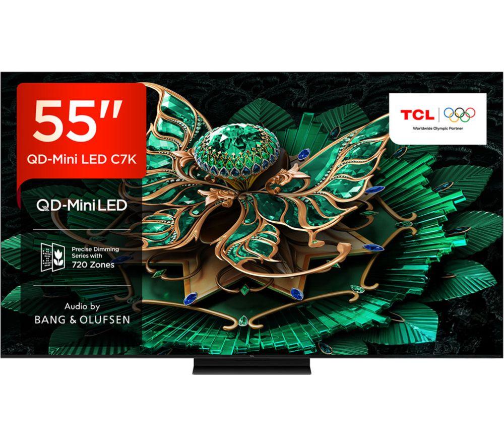 55inch TCL C7K  QD-Mini LED 4K HDR Smart Google TV - 55C7K